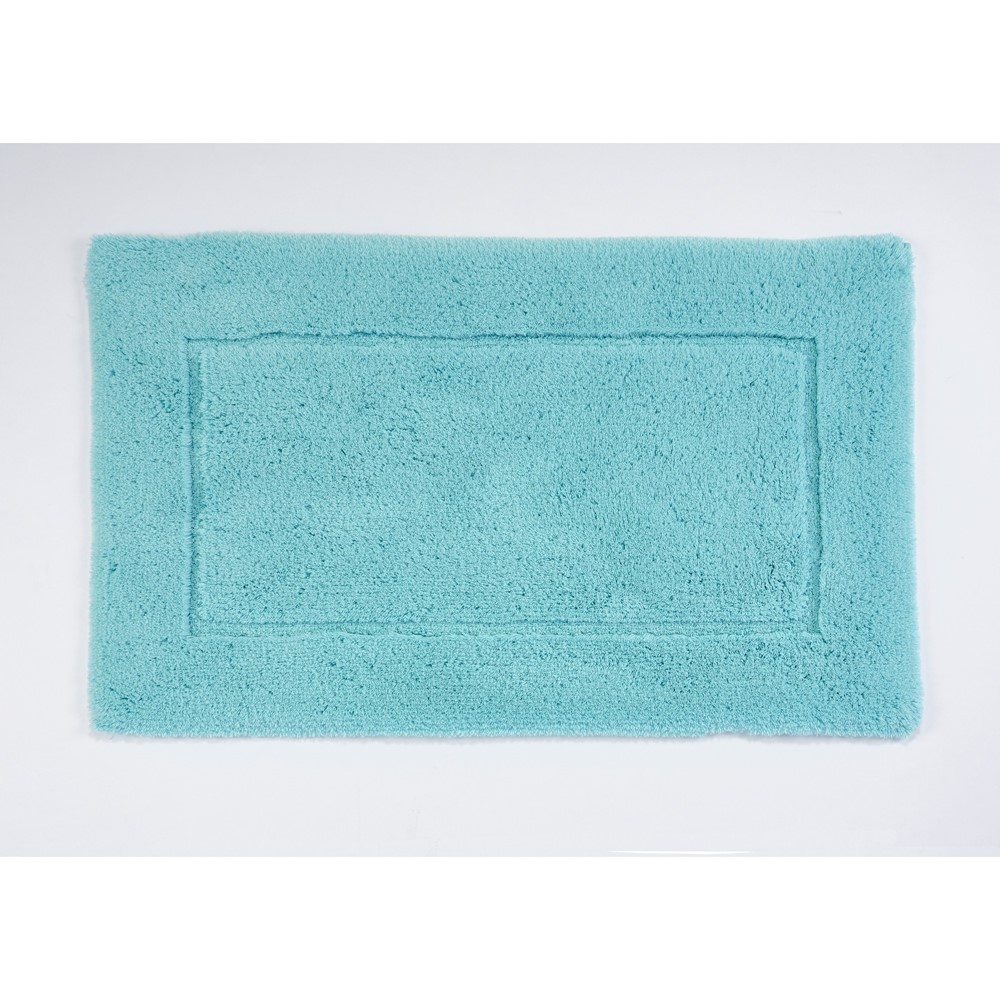 Luxury Must Bath Mat 370 by Abyss & Habidecor in Turquoise Blue